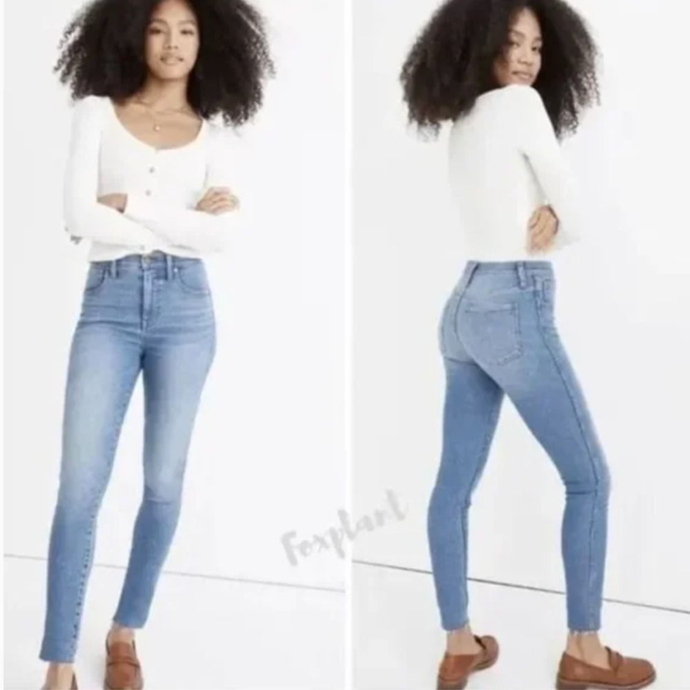 NEW Madewell 10" High-Rise Skinny Jeans in Ainsworth Wash, 29